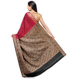 Maroon Valkalam Art Silk Saree