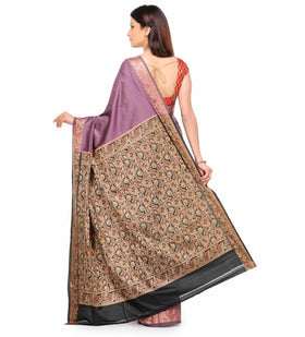 Lilac Valkalam Art Silk Saree