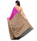 Dark Purple Valkalam Art Silk Saree