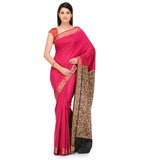 Dark Magenta Valkalam Art Silk Saree