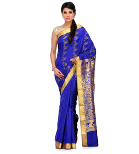 Royal Blue Art Silk Saree