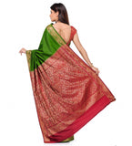 Green Valkalam Art Silk Saree