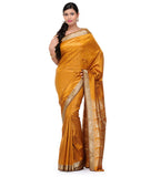 Golden Resham Woven Art Silk Saree