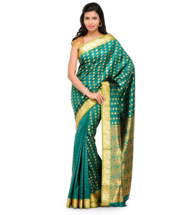 Green Art Silk Saree