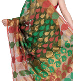 Green Banarasi Net Saree