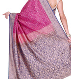 Purple Tanchoi Art Silk Saree