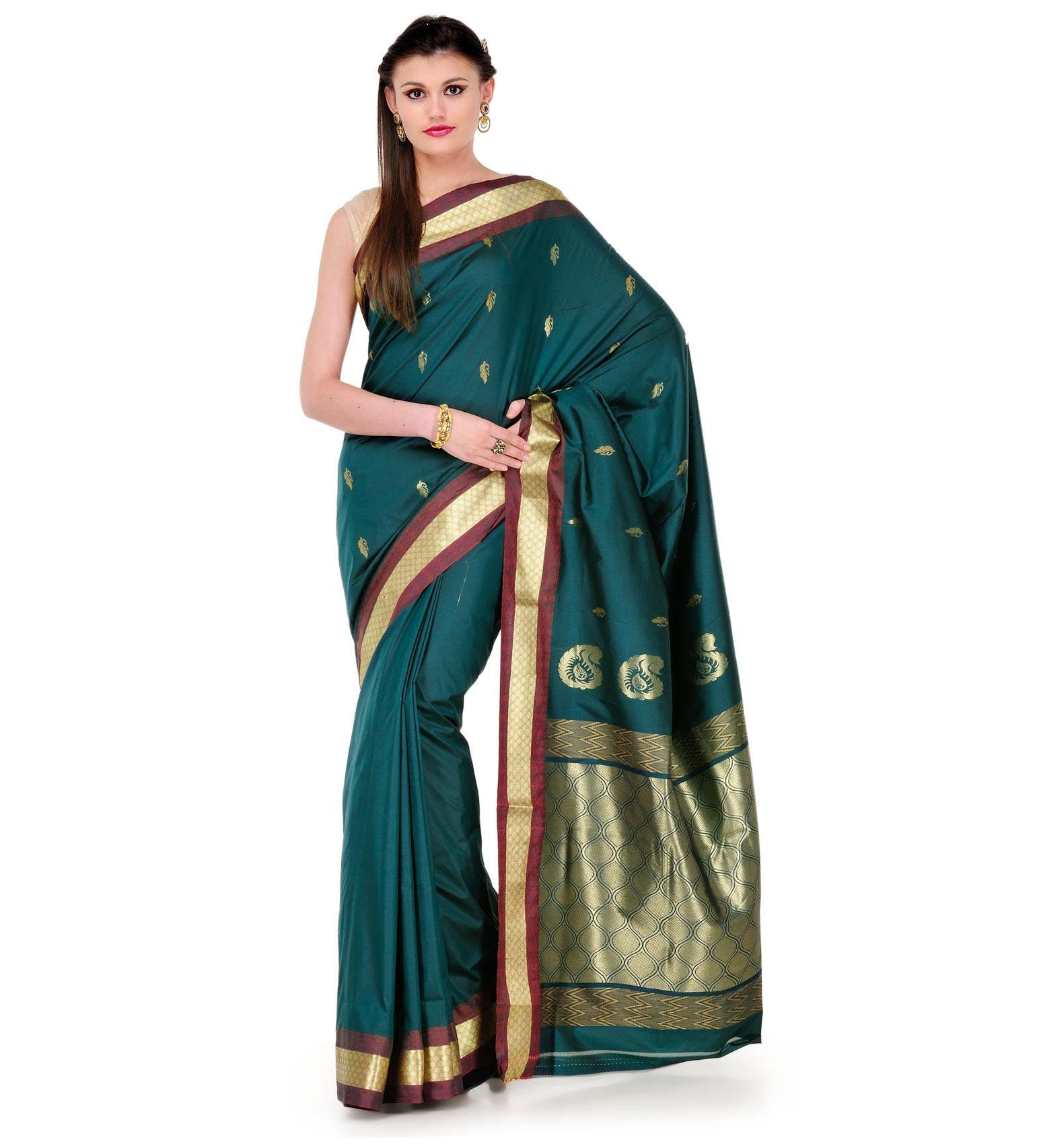 Green Art Silk Saree