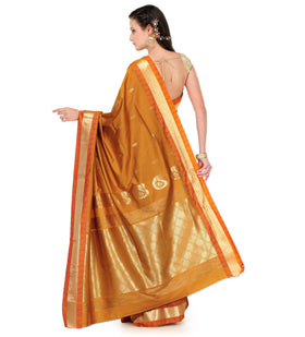 Mustard Art Silk Saree