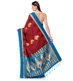 Maroon Art Silk Saree