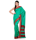 Sea Green Art Silk Saree