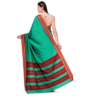 Sea Green Art Silk Saree