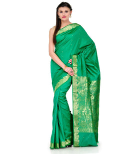 Green Art Silk Saree