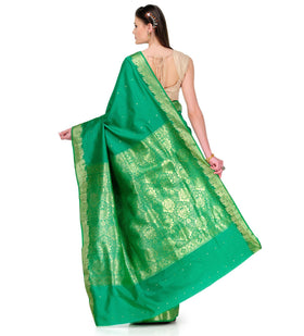 Green Art Silk Saree