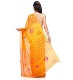 Yellow Shaded Faux Georgette Saree