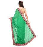 Green Brasso Saree