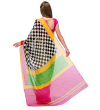 Mutli-Color Bhagalpuri Silk Saree