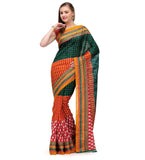 Multi-Color Art Silk Printed Saree