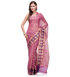 Purple Supernet Banarasi Saree