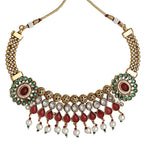 Semi-Precious Stone Studded Necklace Set