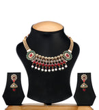 Semi-Precious Stone Studded Necklace Set