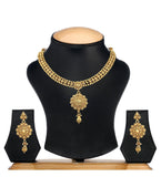 Antique Gold Toned Necklace Set