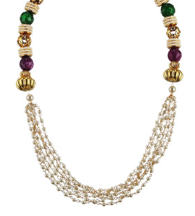 Multi-Color Moti & Stone Designer Mala Set