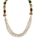 Multi-Color Moti & Stone Designer Mala Set