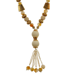 Fancy Stone & Pearl Designer Mala Set