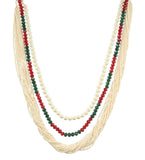 Pearl, Stone & Beaded Designer Bridal Mala Set