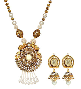 Polki Designer Pendant Set