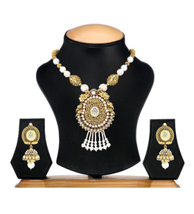 Polki Designer Pendant Set