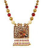 Jodhpuri Meenakari Design Pendant Set