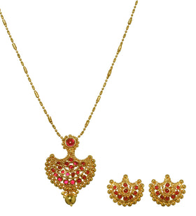 Semi-Precious Stone Studded Polki Set