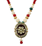 Semi-Precious Stone Studded Bridal Necklace Set