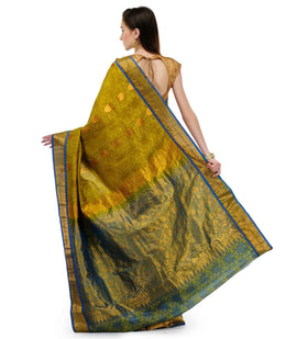 Green Art Kanchipuram Handloom Silk Saree