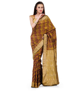 Mustard Silk Saree