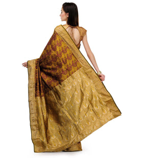 Mustard Silk Saree