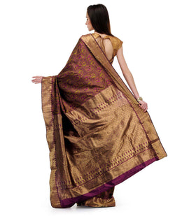 Brown Silk Saree