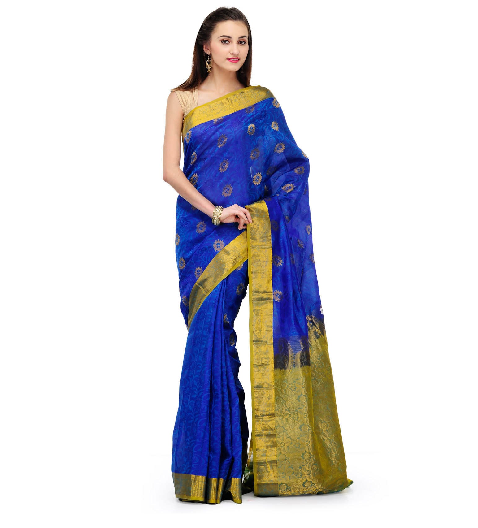 Royal Blue Silk Saree