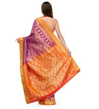 Violet Silk Saree