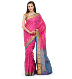 Magenta Silk Saree