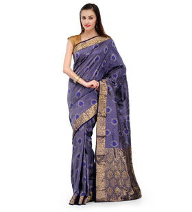 Blue Silk Saree