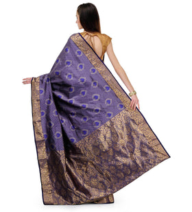 Blue Silk Saree