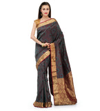 Maroon Silk Saree