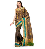 Brown Silk Saree