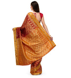 Maroon Art Kanchipuram Handloom Silk Saree