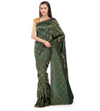 Dark Green Silk Saree