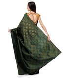 Dark Green Silk Saree