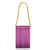 Violet Art Silk Mobile Pouch