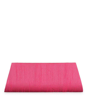 Magenta Art Silk Stone Studded Clutch